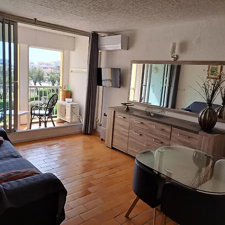 Plein Sud, Vue Mer, Parking, Clim Apartament Agde